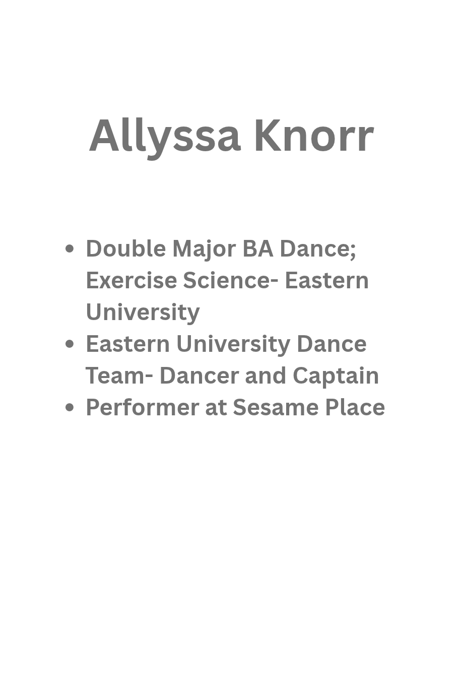 Allyssa Knorr