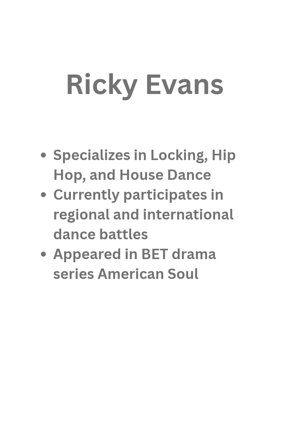 Ricky Evans
